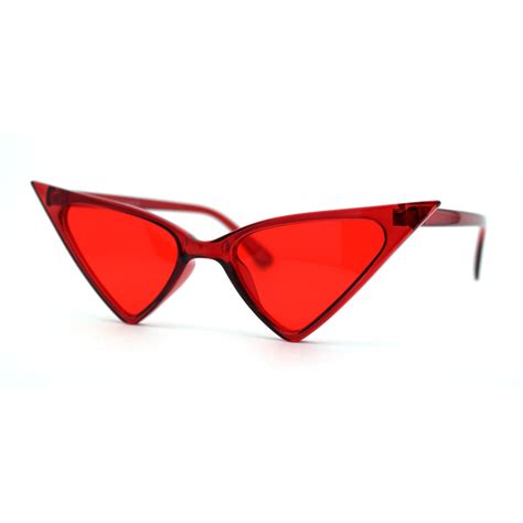 futuristic cat eye triangle sunglasses.